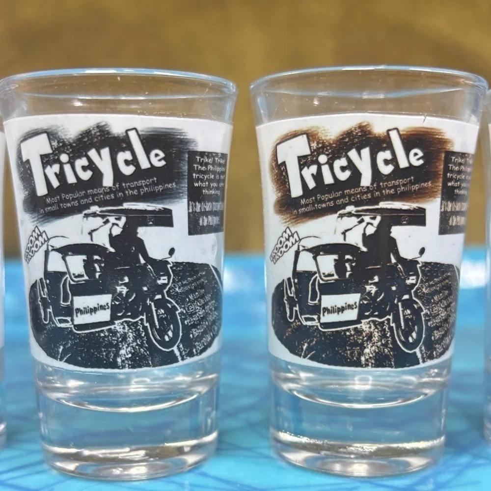 Kultura Filipino Vintage Vehicle Shot Glass Set